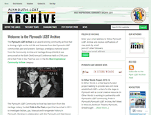 Tablet Screenshot of plymlgbtarchive.org.uk